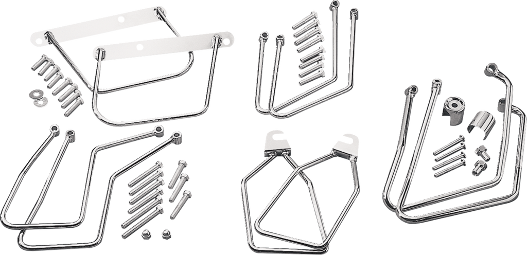 Chrome Saddlebag Support Brackets