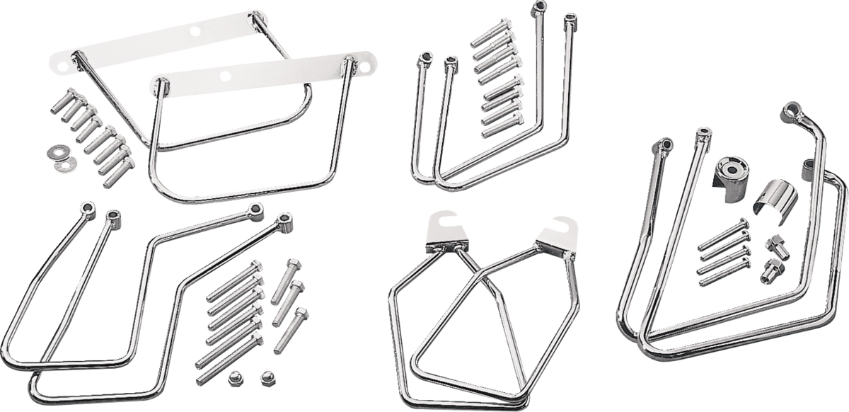 Chrome Saddlebag Support Brackets