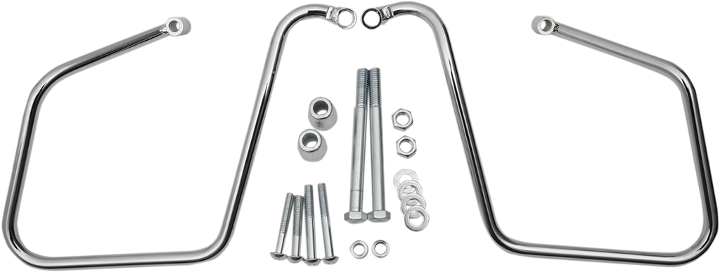 Chrome Saddlebag Support Brackets