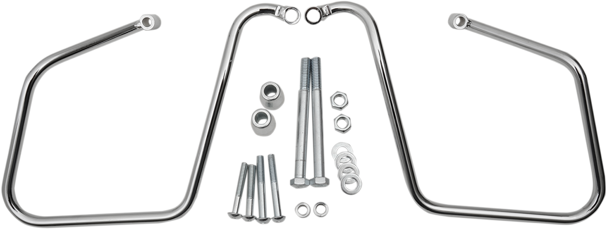 Chrome Saddlebag Support Brackets