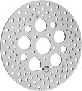 Polished Stainless Steel Drilled Brake Rotor