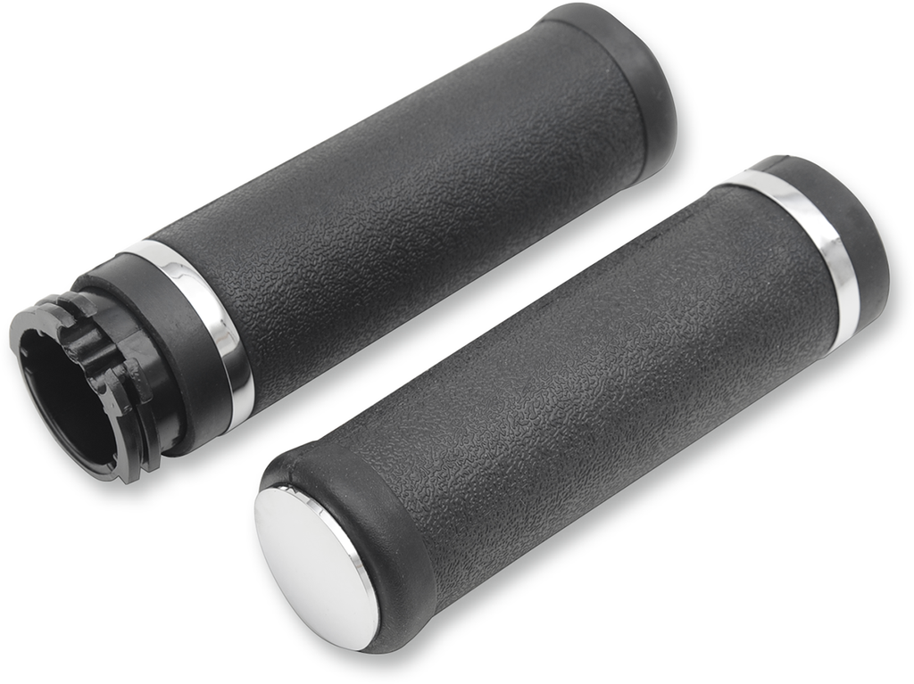 Rubber Grips with Accent Rings and End Caps