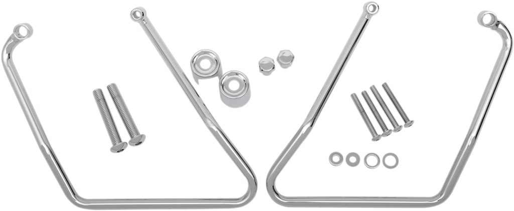 Chrome Saddlebag Support Brackets