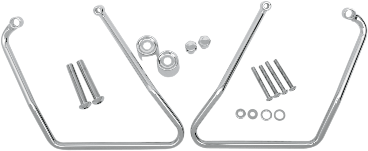 Chrome Saddlebag Support Brackets