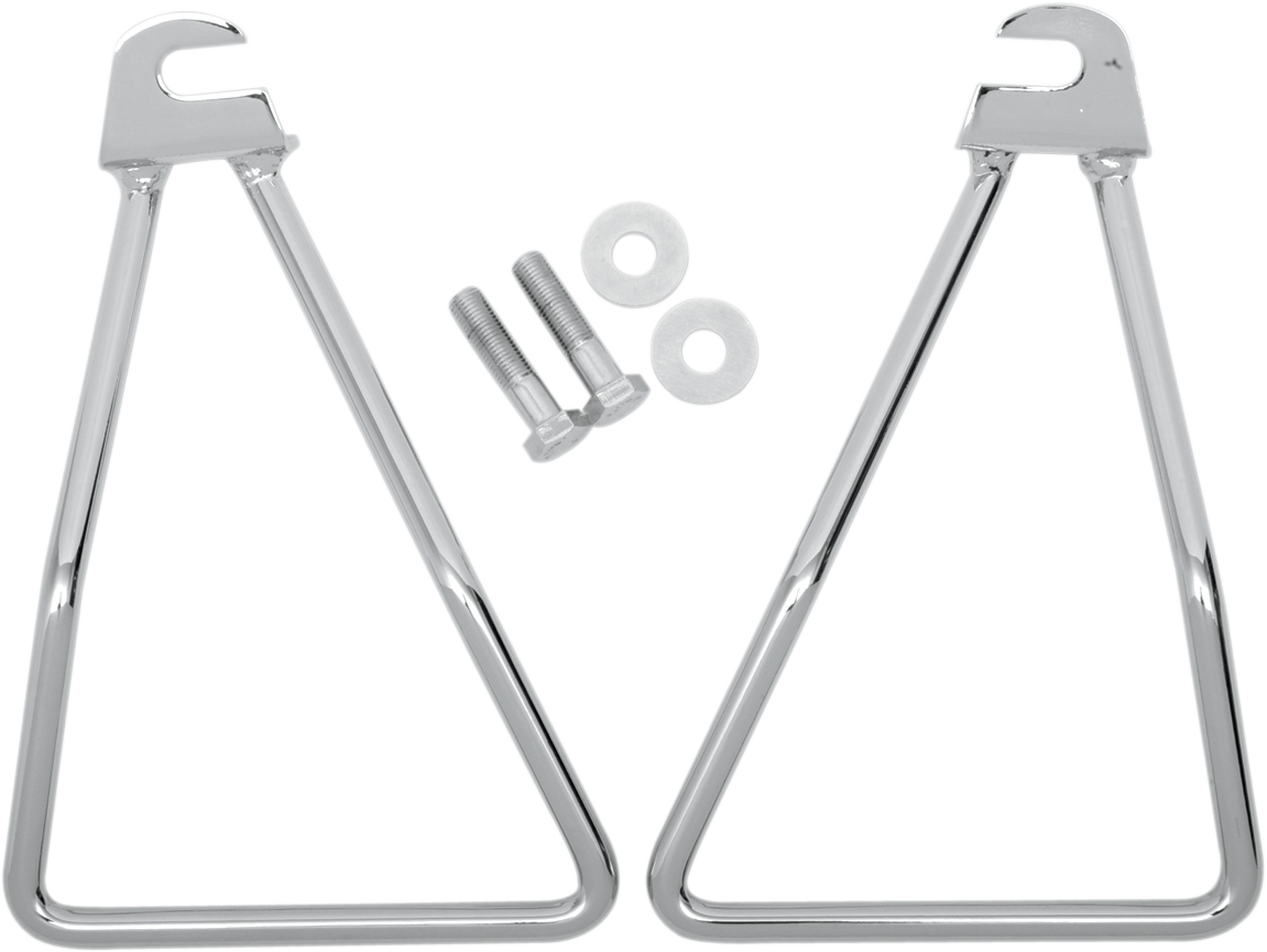Chrome Saddlebag Support Brackets