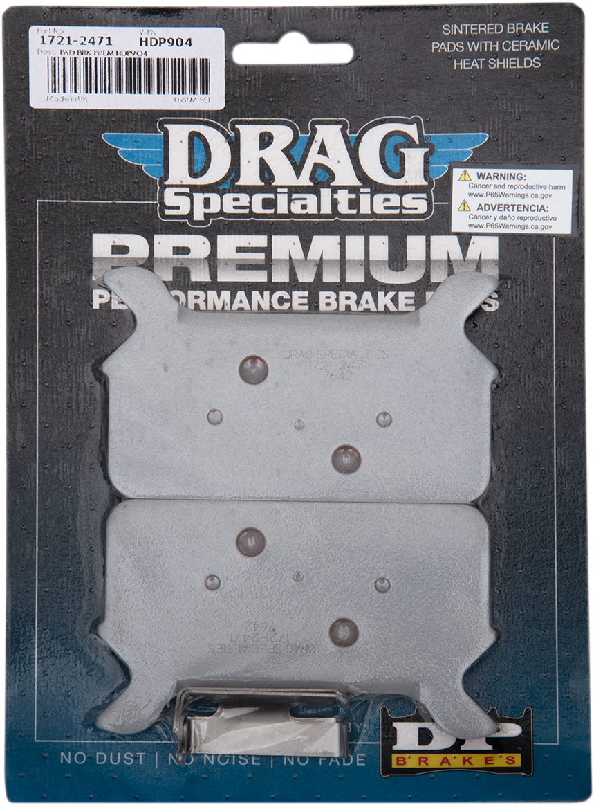 Premium Sintered Metal Harley/Buell Brake Pads