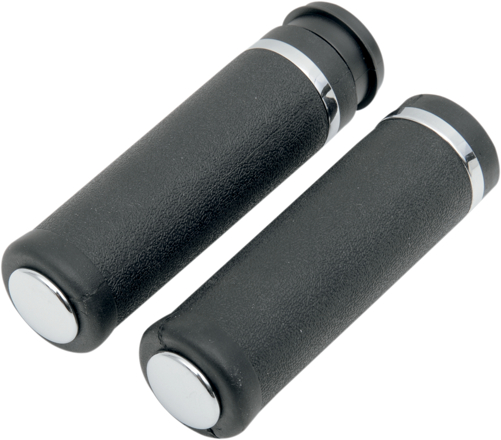 Rubber Grips with Accent Rings and End Caps