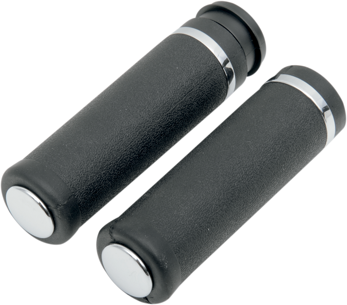 Rubber Grips with Accent Rings and End Caps