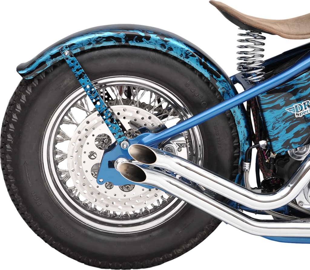 Polished Stainless Steel Drilled Brake Rotor