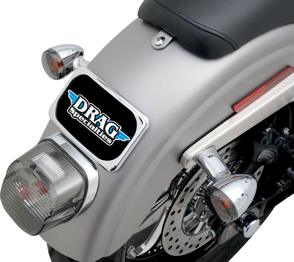 Small Radius Three-Bolt Style License Plate Mount Assembly