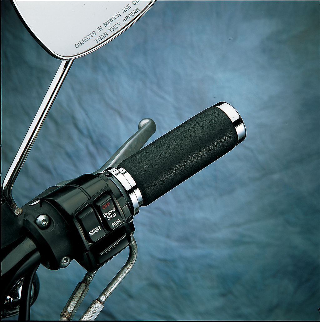 Textured Black Rubber Grips