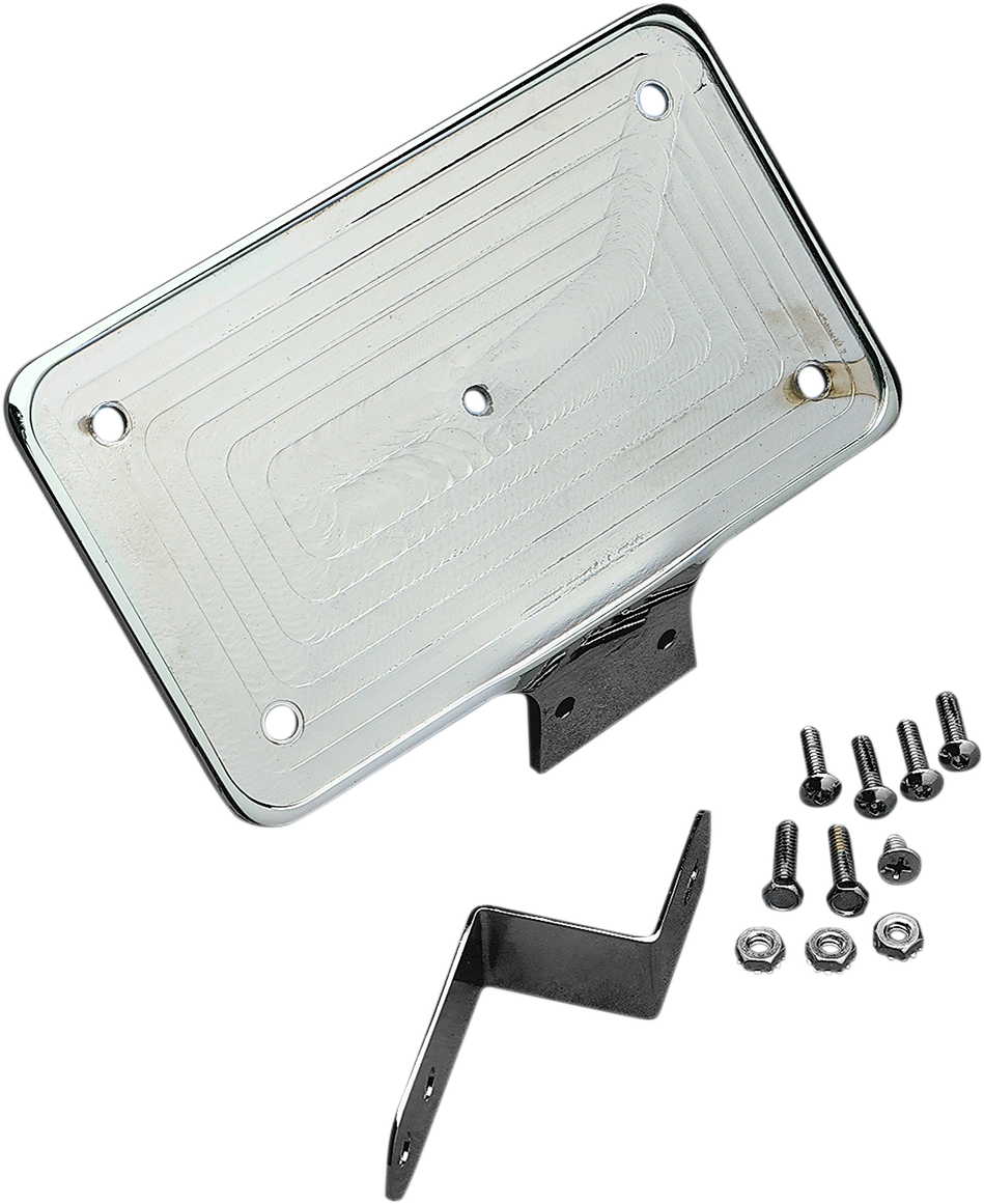 Laydown License Plate Mount