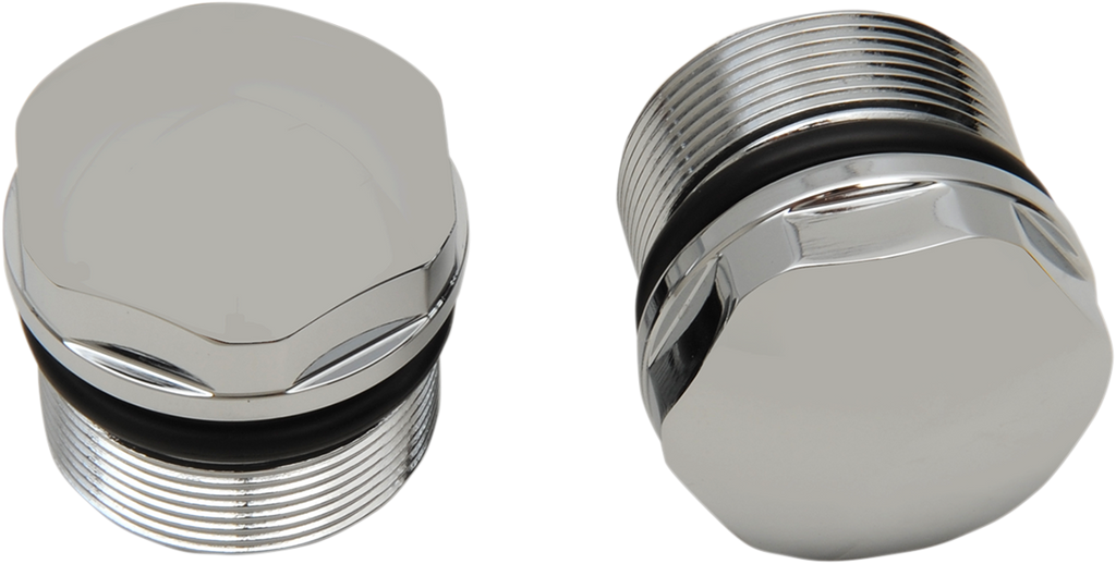 Chrome Fork Tube Plugs and Caps