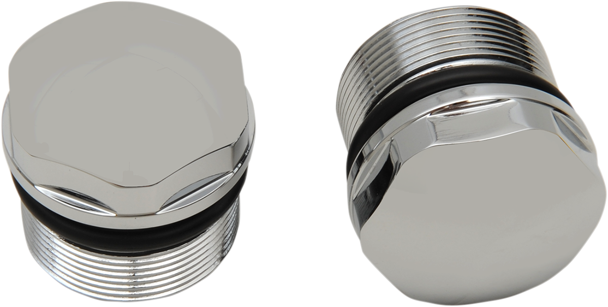 Chrome Fork Tube Plugs and Caps