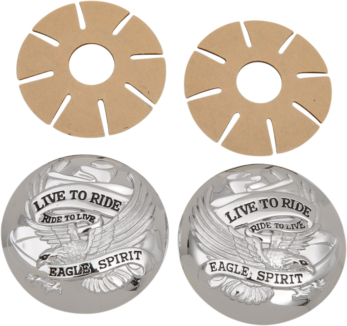 "Live to Ride" Gas Cap Covers