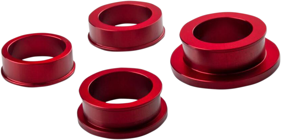 Driven Racing Wheel Spacer - Captive - Red - Kawasaki Ninja 400 DSCW-29
