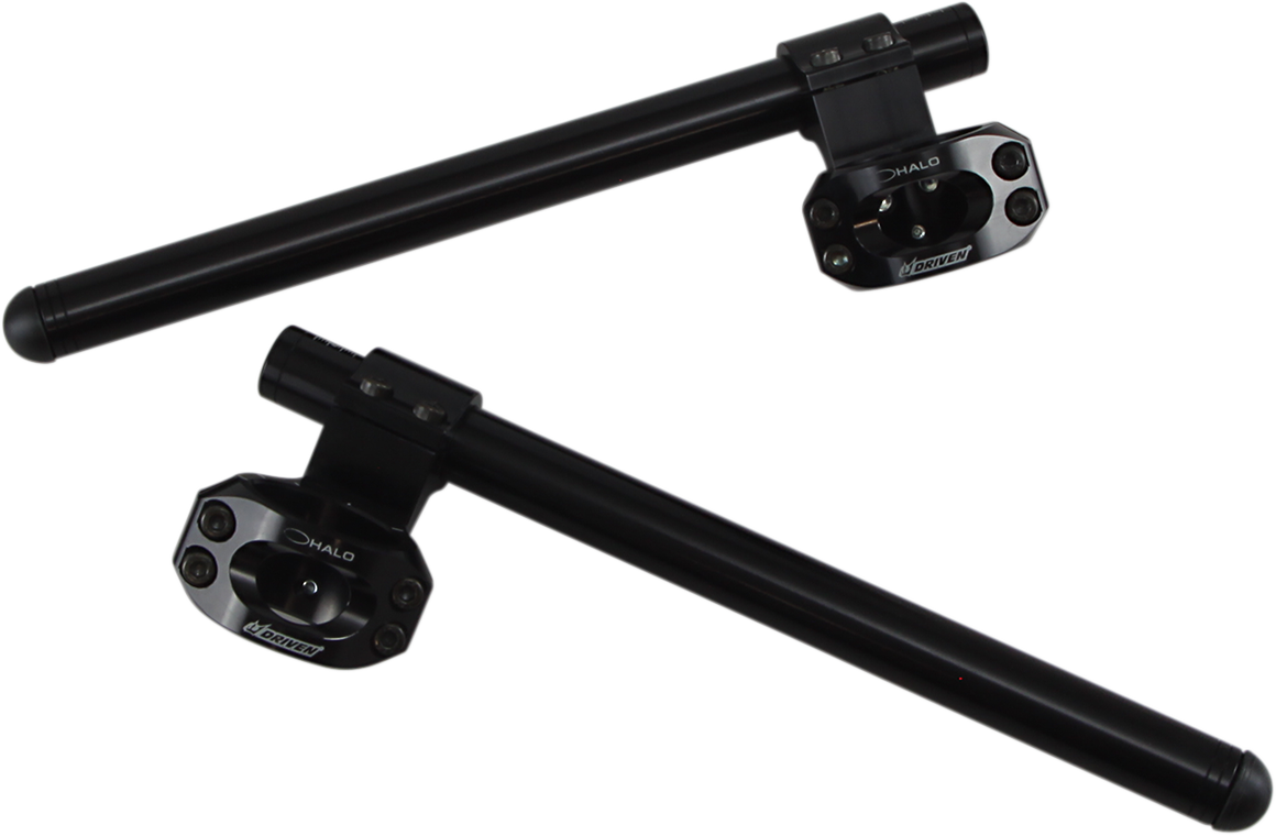 Driven Racing Halo Clip-On Handlebar - Riser - 41 mm - Black DHCLOR41BK