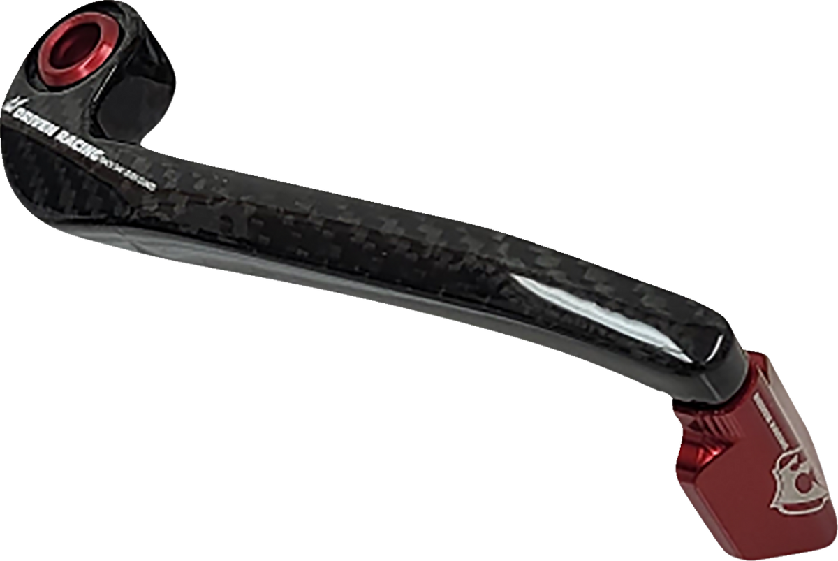 Driven Racing Trackday Lever Guard - Carbon Fiber - Brake - Red DCTDLG-1-RD