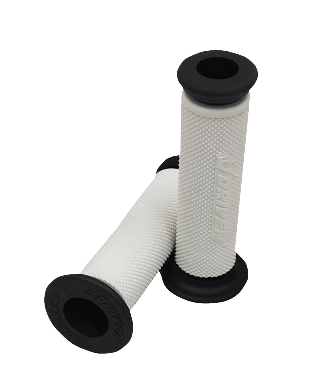 Driven Racing Grippy Grips - Open Ends - White D637WTO