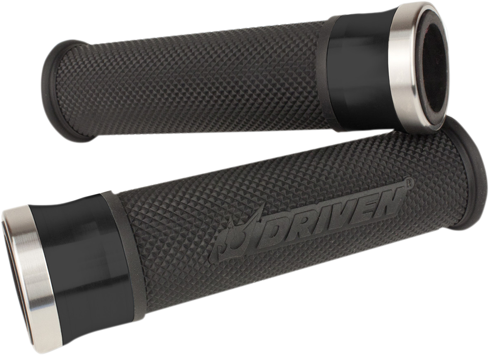 Driven Racing Halo Grips - Black/Black DHS-BK