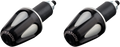 Driven Racing D-Axis Handlebar End - Black/Silver DXB-BK2