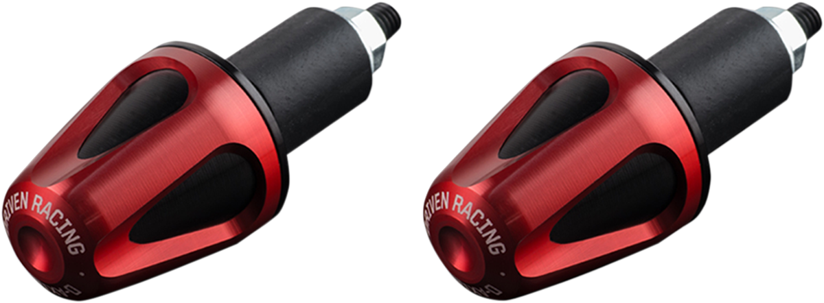 Driven Racing D-Axis Handlebar End - Red/Black DXB-RD