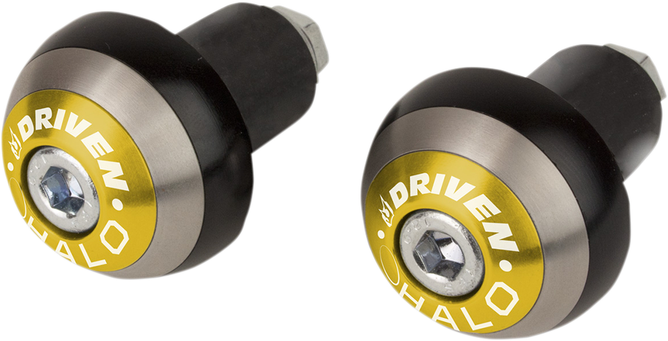 Driven Racing Halo Handlebar End - Gold DHBEW-GD