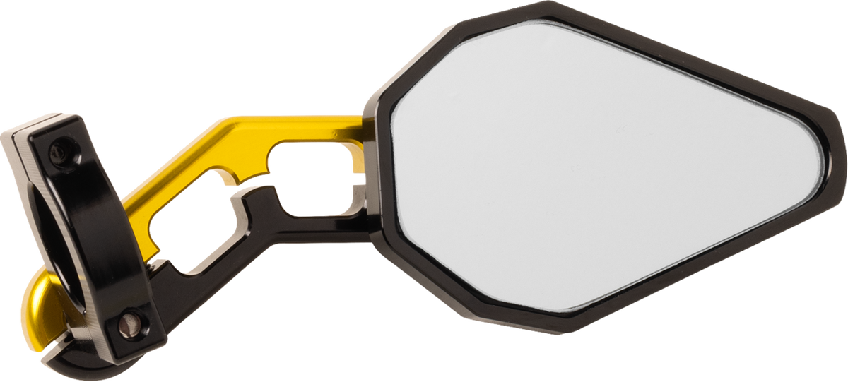 Driven Racing Mirror - D-Axis - Side View - Hexagon - Gold - Each DXM-GD