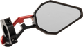 Driven Racing Mirror - D-Axis - Side View - Hexagon - Red - Each DXM-RD
