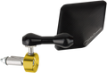 Driven Racing Mirror - Halo - Side View - Pentagon - Black/Gold - Left - Each DHBML-GD