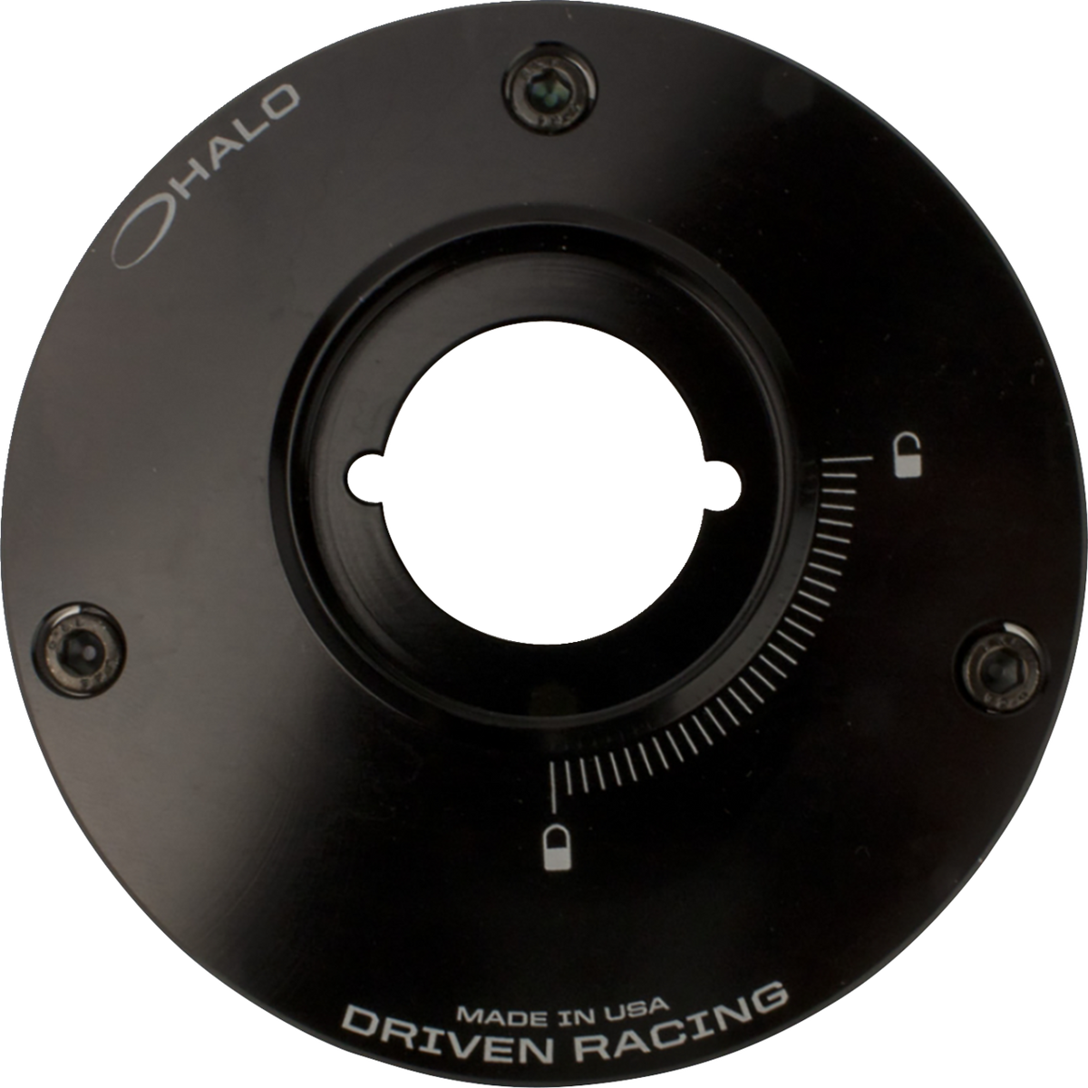 Driven Racing Fuel Cap Base - Black - Aprilia DHFCB-AP01