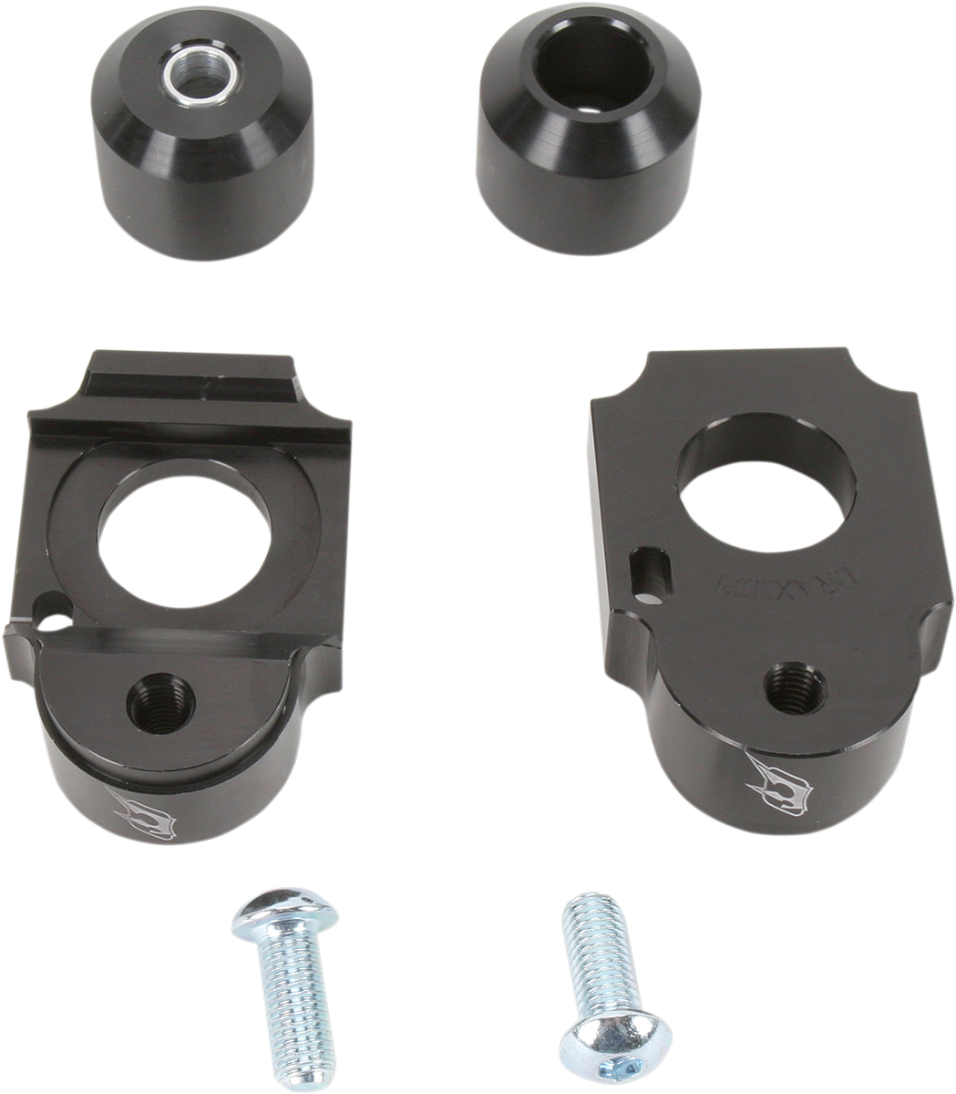 Driven Racing Axle Block Sliders - Black - Suzuki DRAX-102-BK