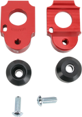 Driven Racing Axle Block Sliders - Red - Suzuki DRAX-102-RD