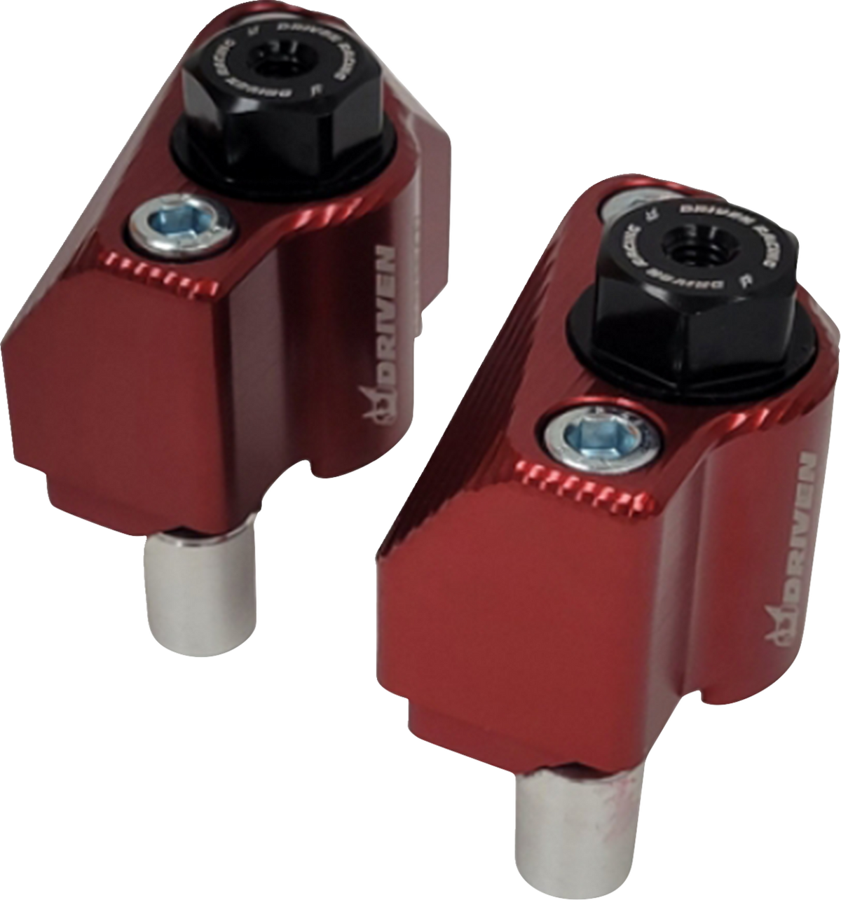 Driven Racing Captive Axle Block - Red - Grom DRCAX-206RD
