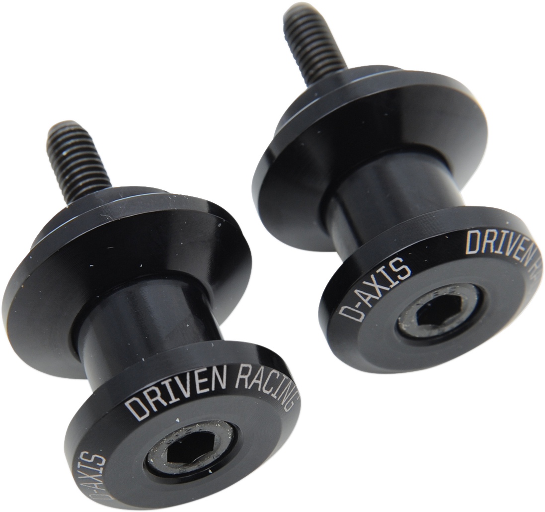 Driven Racing D-Axis Spools - 6 mm - Black DXS-6 BK