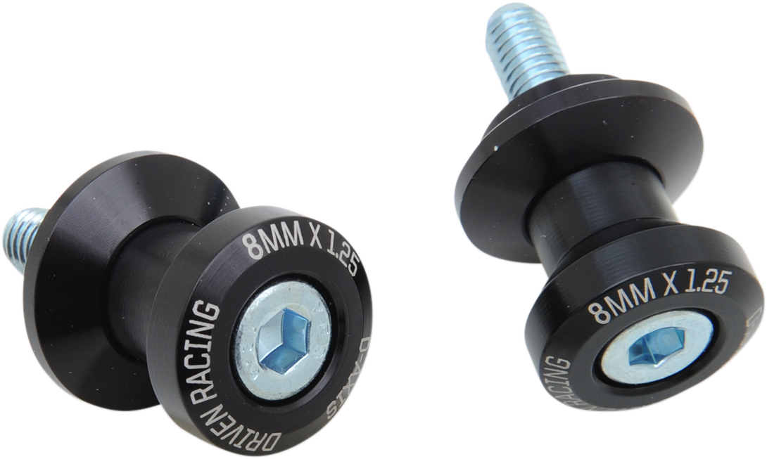 Driven Racing D-Axis Spools - 8 mm - Black DXS-8 BK