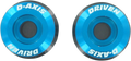 Driven Racing D-Axis Spools - 8 mm - Blue DXS-8 BL