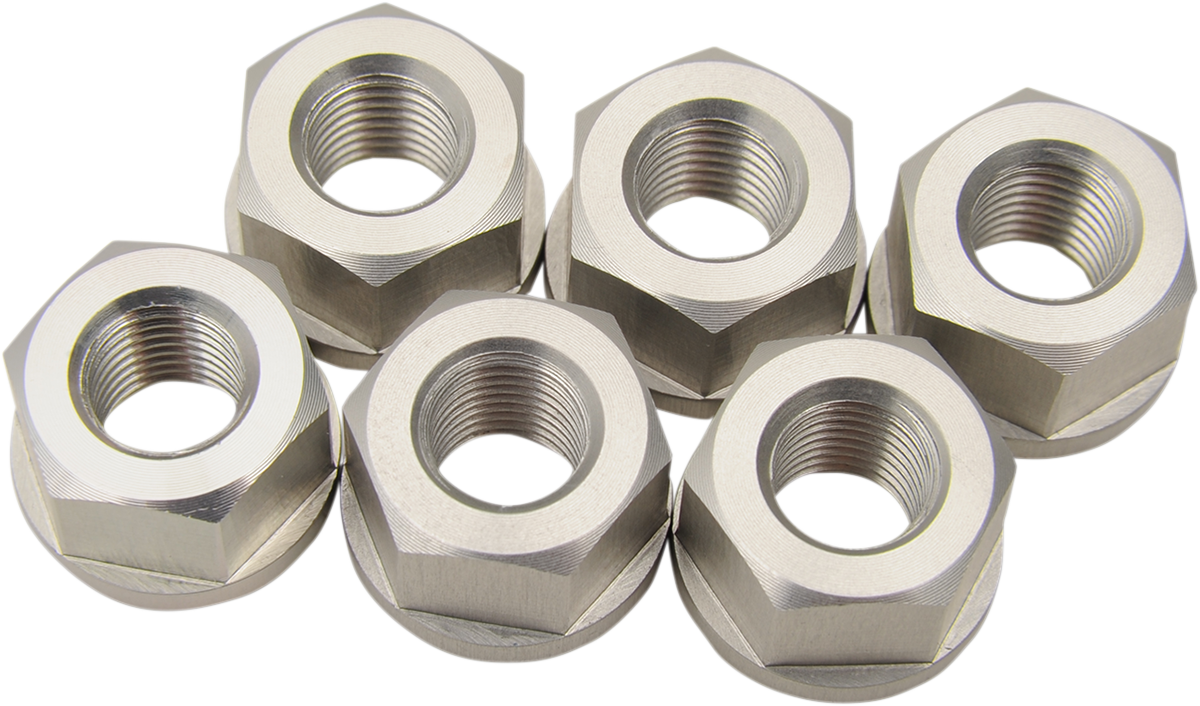 Driven Racing Sprocket Nuts - Sport Bike - Silver - M10 x 1.25 DSNSL