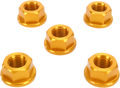Driven Racing Sprocket Nuts - 5-Bolt Hub - Gold - M10 x 1.25 DSN5GD