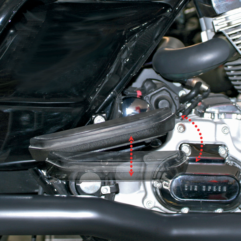Passenger Floorboard Short Comfort Kit - LA Choppers - LA_1621-0245_image01_02.png