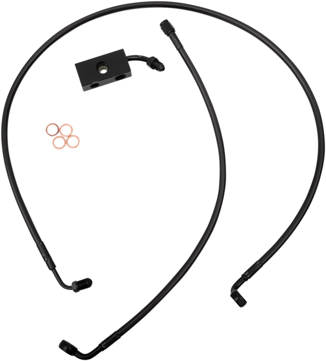 Midnight Braided Brake Line Kit - LA Choppers - LA_1741-5493_image01_01.png