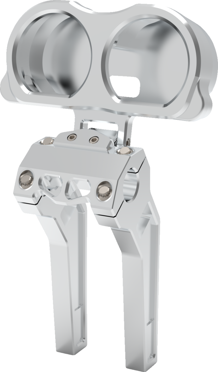 Dual Gauge Mount For Performance Risers - LA Choppers - LA_2210-0616_image01_02.png