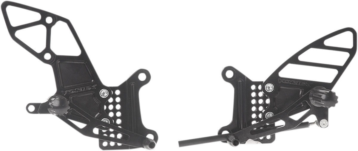 Rearset - Black - ZX6R/RR — RS406K