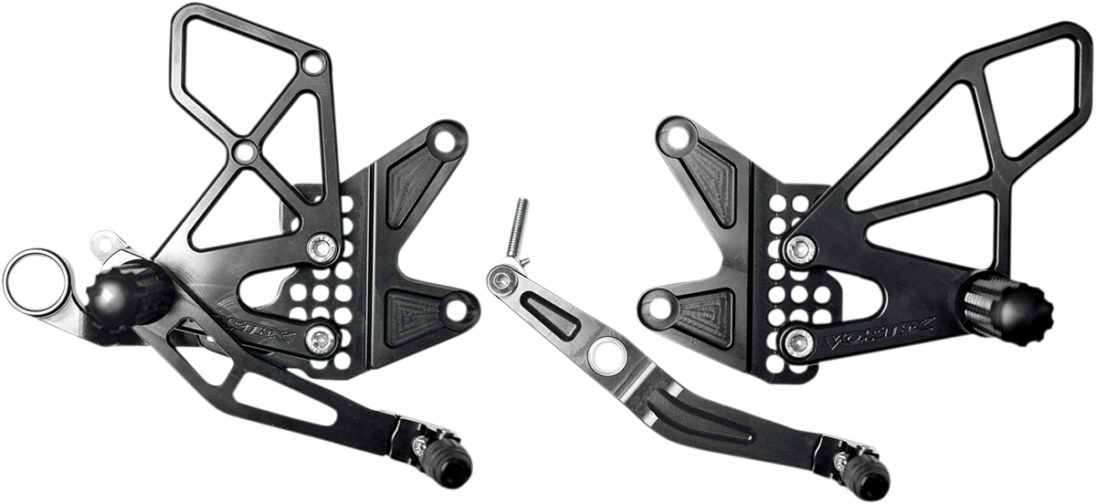 V2 Rearset - Black - YZF R6 — RS616K