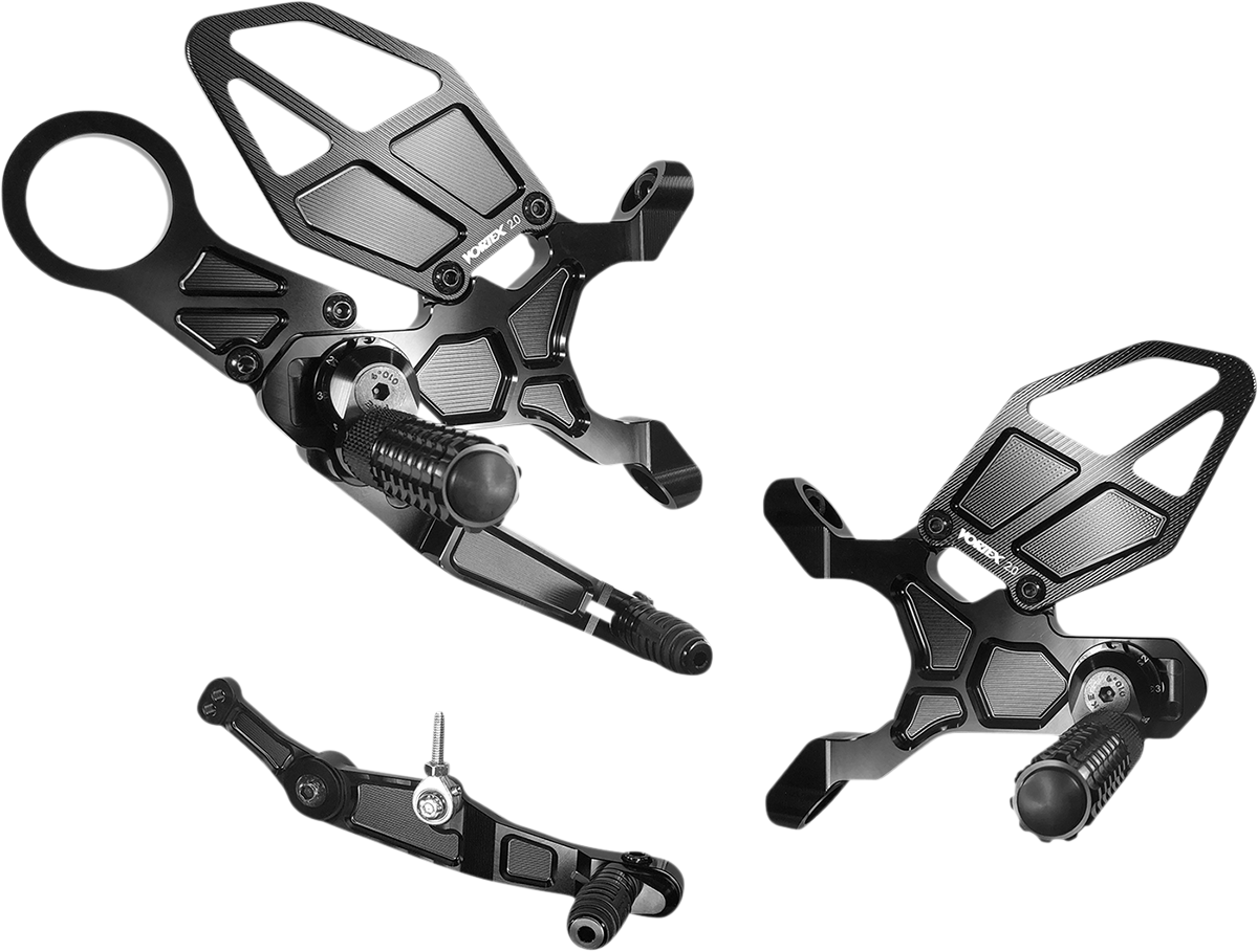 Rearset - Black - M/S 1000RR — RS186K