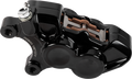 4-Piston Caliper - Left - 11.8" - Black (02-221) by Arlen Ness