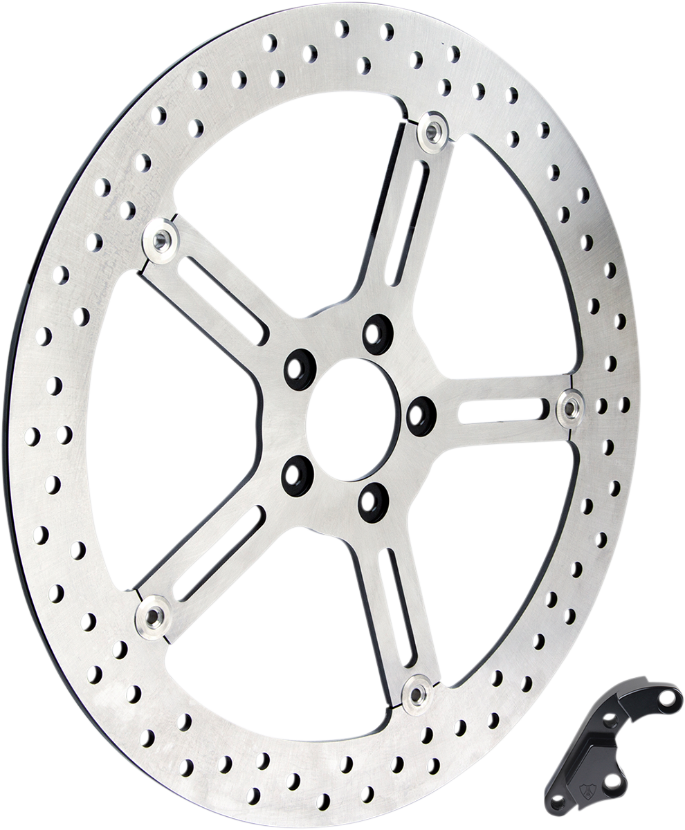 Big Brake Rotor - 15" - Front Left - Harley-Davidson (02-972) by Arlen Ness