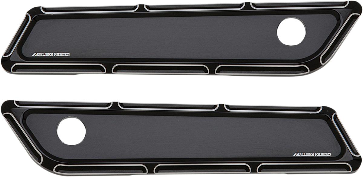 Beveled Latch Cover - Black (03-585) by Arlen Ness