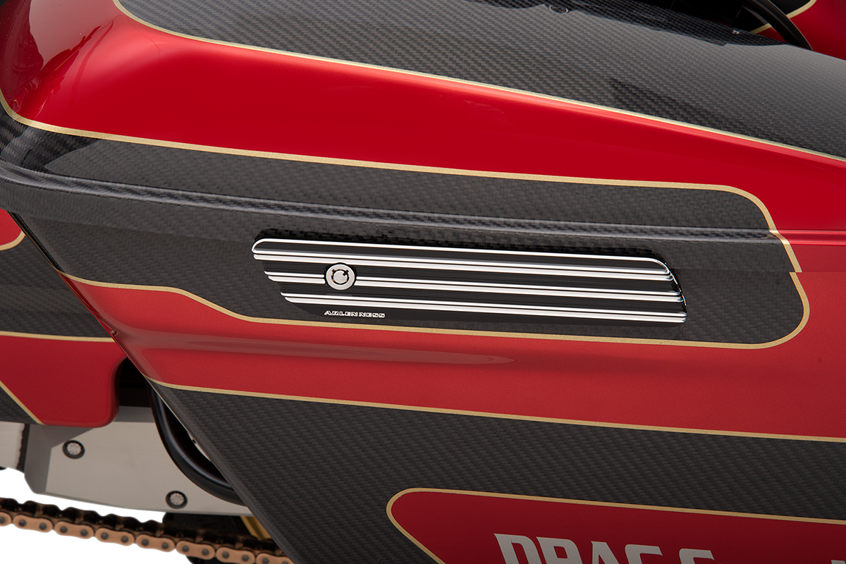10-Gauge Hinge Covers - Black - '14-'24 (03-608) by Arlen Ness