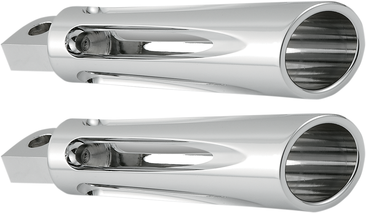 Foot Pegs - Deep Cut - Chrome (06-470) by Arlen Ness